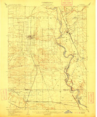 Vina 1904 topographic map preview