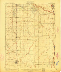 Willows 1906 topographic map thumbnail