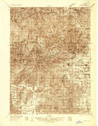 Yreka 1932 topographic map thumbnail