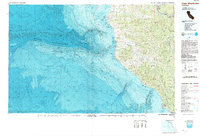 Cape Mendocino 1989 topographic map thumbnail