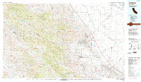 Coalinga 1987 topographic map thumbnail
