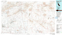 Cuddeback Lake 1976 topographic map thumbnail