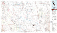 Delano 1993 topographic map thumbnail