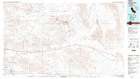 Eagle Mountains 1986 topographic map thumbnail