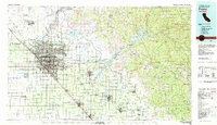 Fresno 1982 topographic map thumbnail