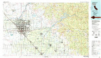 Fresno 1982 topographic map thumbnail