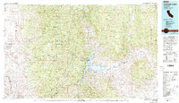 Isabella Lake topographic map thumbnail
