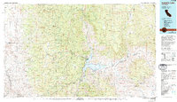 Isabella Lake 1978 topographic map thumbnail