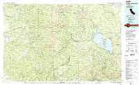Lake Almanor topographic map thumbnail
