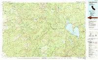 Lake Almanor 1989 topographic map thumbnail