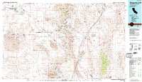 Mesquite Lake 1985 topographic map thumbnail