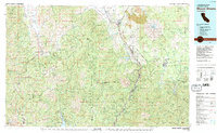 Mount Shasta 1979 topographic map thumbnail