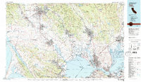 Napa 1983 topographic map thumbnail
