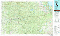 Placerville 1976 topographic map thumbnail