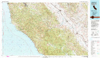 Point Sur 1982 topographic map thumbnail