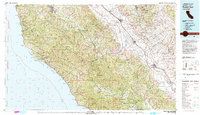 Point Sur 1982 topographic map thumbnail