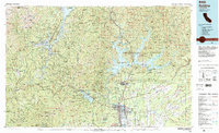 Redding 1984 topographic map thumbnail