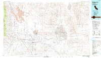 Ridgecrest 1993 topographic map thumbnail