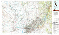 Sacramento topographic map thumbnail