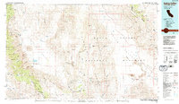 Saline Valley 1985 topographic map thumbnail