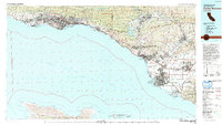 Santa Barbara 1982 topographic map thumbnail