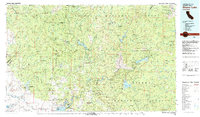 Shaver Lake 1980 topographic map thumbnail