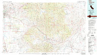 Tehachapi 1978 topographic map thumbnail