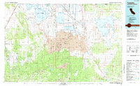 Tulelake 1984 topographic map thumbnail