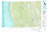 Ukiah 1981 topographic map thumbnail