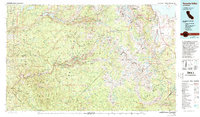Yosemite Valley 1976 topographic map thumbnail