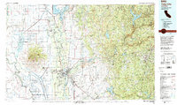 Yuba City 1993 topographic map thumbnail