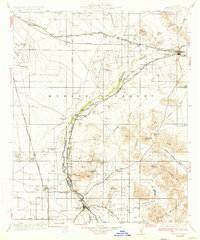 Barstow 1934 topographic map thumbnail