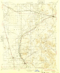Barstow 1934 topographic map thumbnail
