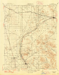 Barstow 1934 topographic map thumbnail