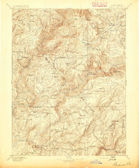 Bidwell Bar 1895 topographic map thumbnail