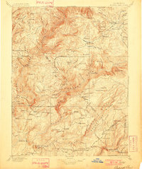 Bidwell Bar 1897 topographic map thumbnail