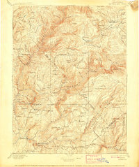 Bidwell Bar 1897 topographic map thumbnail