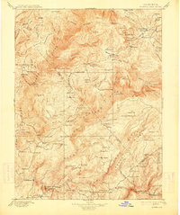 Bidwell Bar 1897 topographic map thumbnail