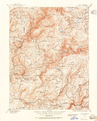 Bidwell Bar 1888 topographic map thumbnail