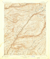 Big Trees 1901 topographic map thumbnail