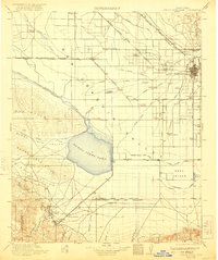 Buena Vista Lake topographic map thumbnail