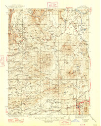 Burney 1939 topographic map thumbnail