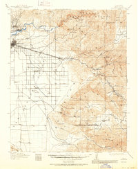 Caliente 1914 topographic map thumbnail