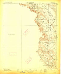 Cholame 1914 topographic map thumbnail