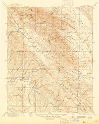 Cholame 1917 topographic map thumbnail