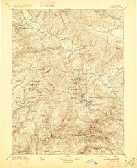 Downieville 1896 topographic map thumbnail