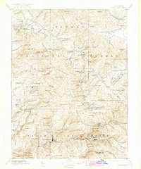 Downieville 1897 topographic map thumbnail