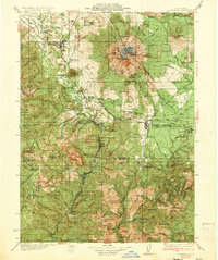 Dunsmuir 1935 topographic map thumbnail