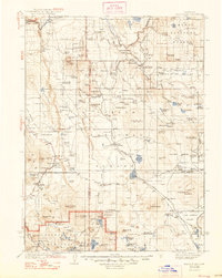 Halls Flat 1939 topographic map preview