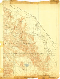 Indio 1904 topographic map preview